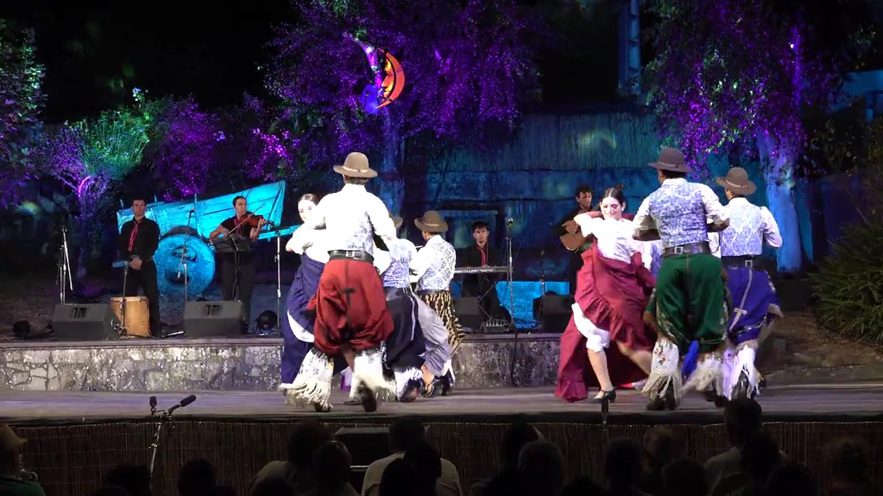 Argentinian folk dance: Cuadro sur (huella & triunfo)