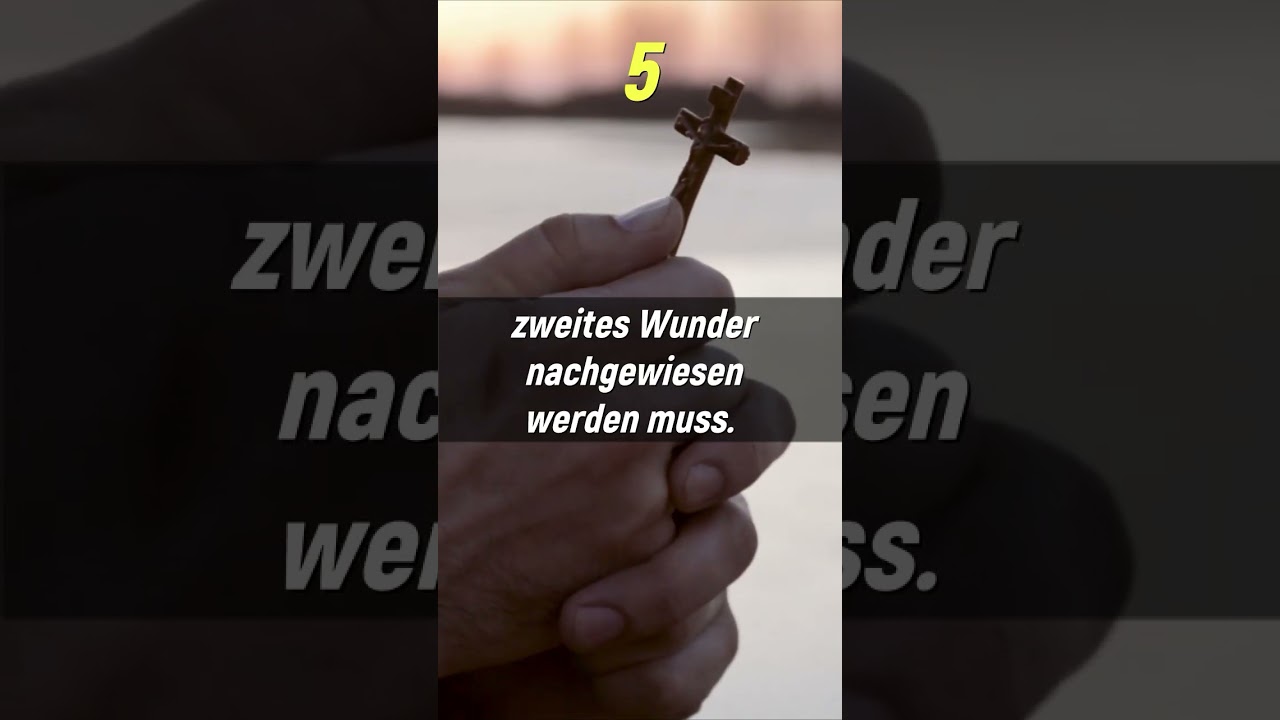 Wie wird man ein Heiliger? #katholischekirche #katholisch #kirche #papst #vatikan #christen #heilige