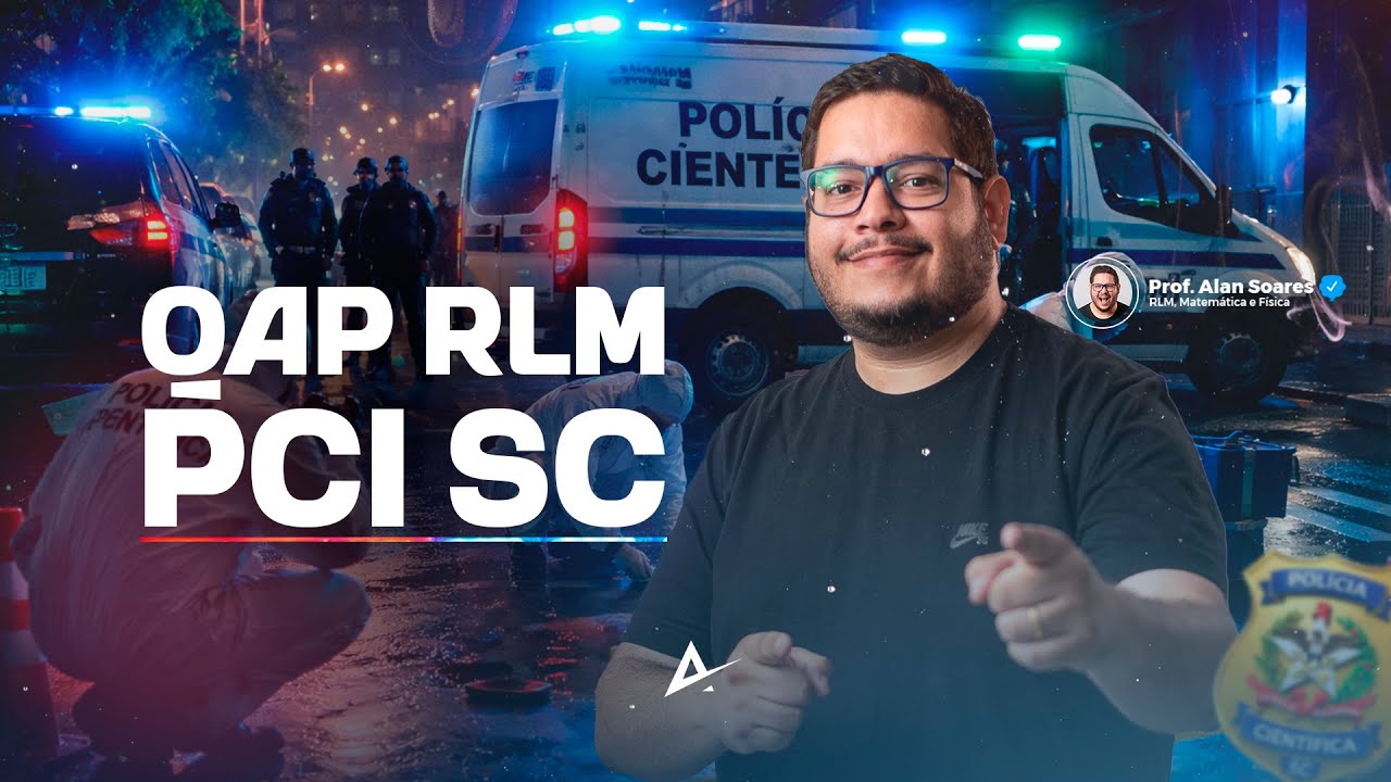 QAP Pol&iacute;cia Cient&iacute;fica de Santa Catarina - Racioc&iacute;nio L&oacute;gico com Alan Soares