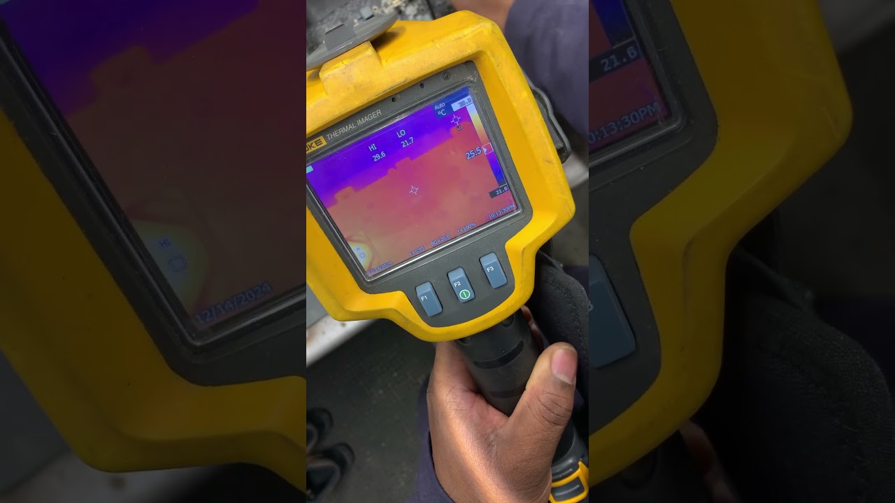 Short circuit troubleshooting with infrared camera