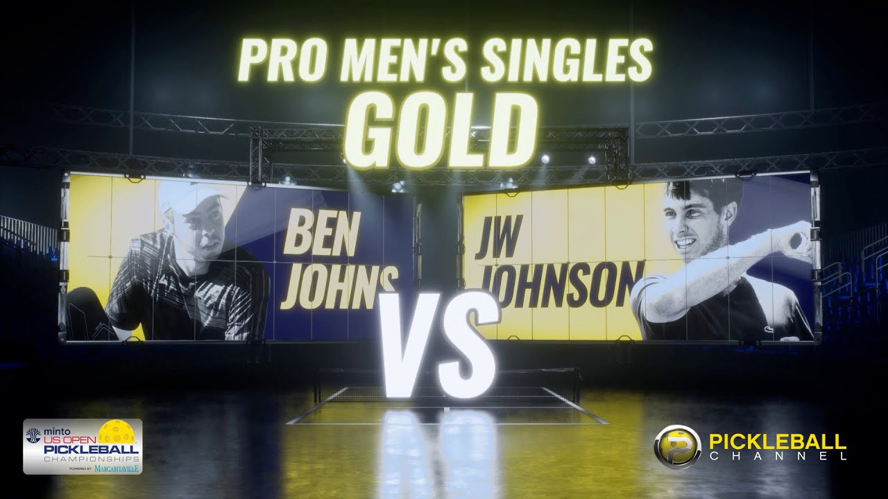 Men's Singles Pro GOLD from the 2022 US Open Pickleball Championships