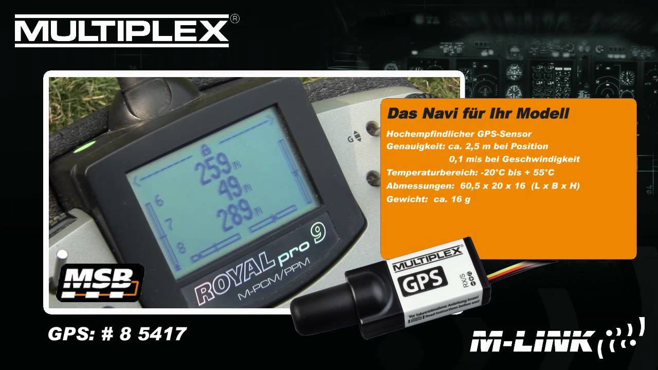 MULTIPLEX Sensoren GPS