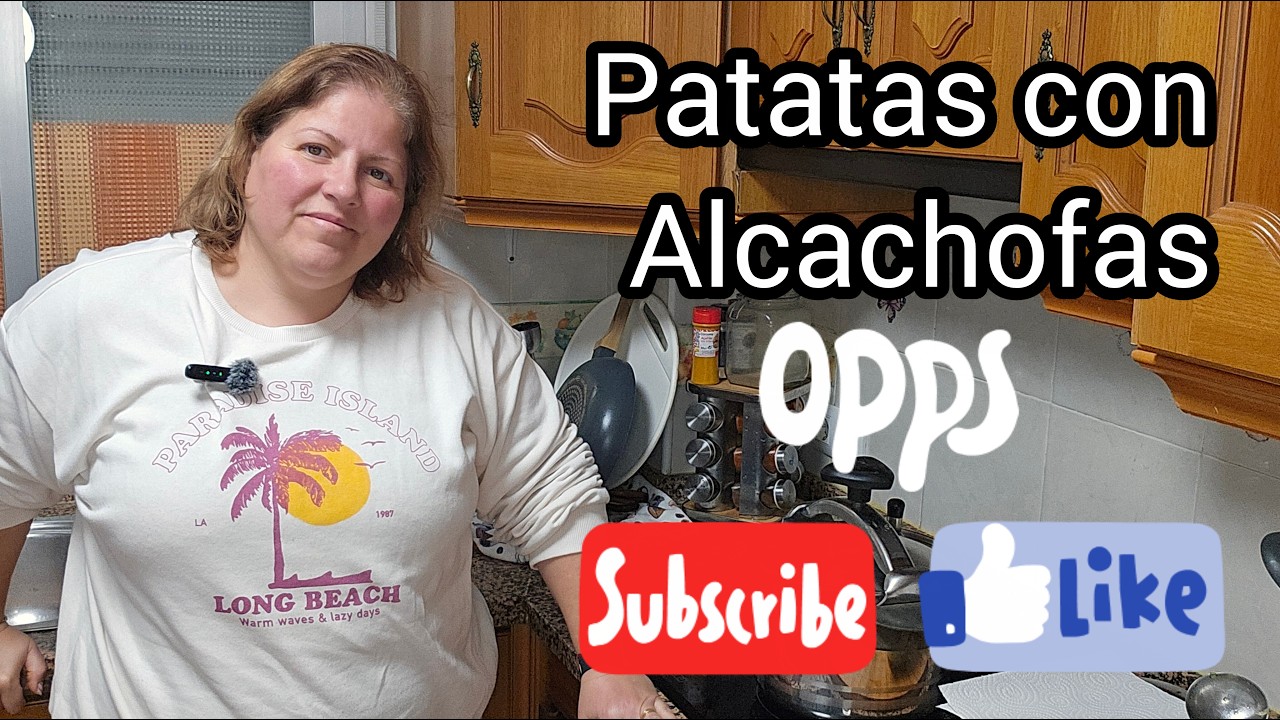 👩‍🍳🔪  PATATAS CON ALCACHOFAS💚🌿