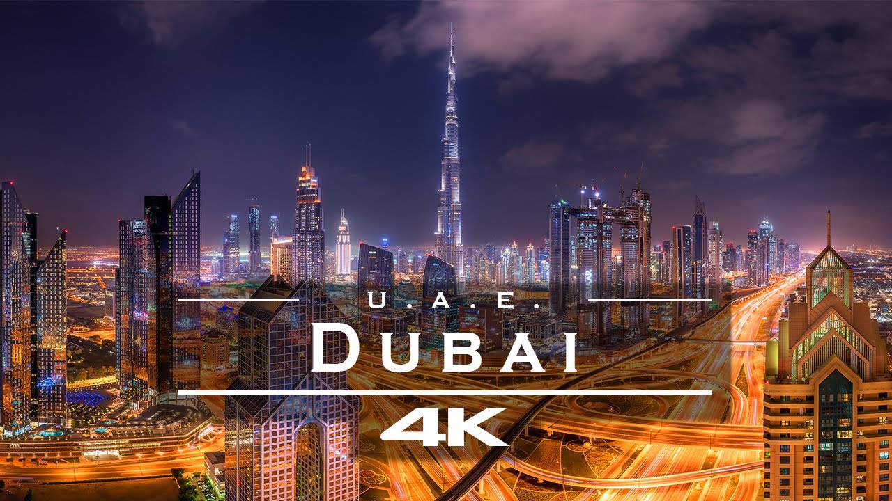 Dubai at night , United Arab Emirates 🇦🇪 [4K]