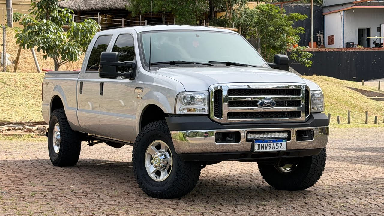 F250 XLT-L COM MOTOR CUMMINS 5.9 LIFT, PNEU 37, ESCAPE DIRETO, INTERNA DE DODGE RAM - A VENDA 