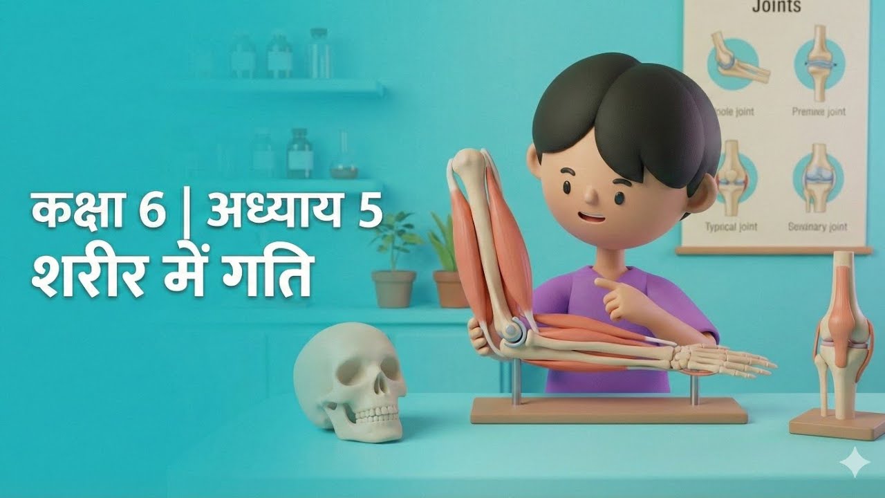 NCERT कक्षा 6 | अध्याय 5 – शरीर में गति | Class 6 Science Chapter 5 Motion and Movement | EduTaken