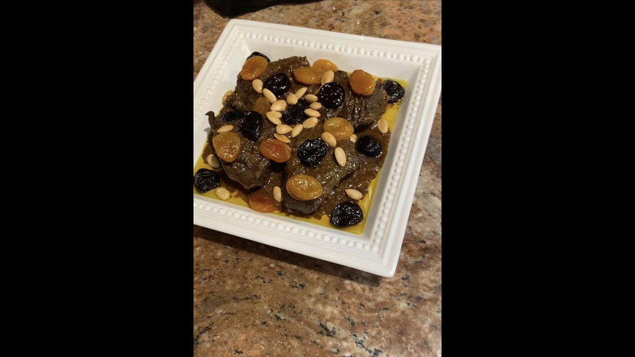 Moroccan Dinner for American Guest حضرت عشاء مغربي لصديقة أمريكية