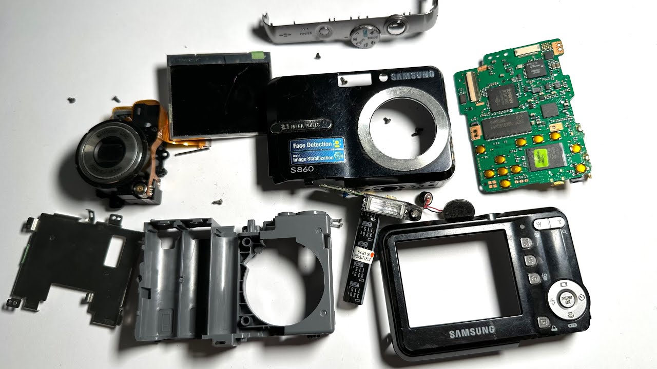 Samsung S860 Digital Camera Disassembly