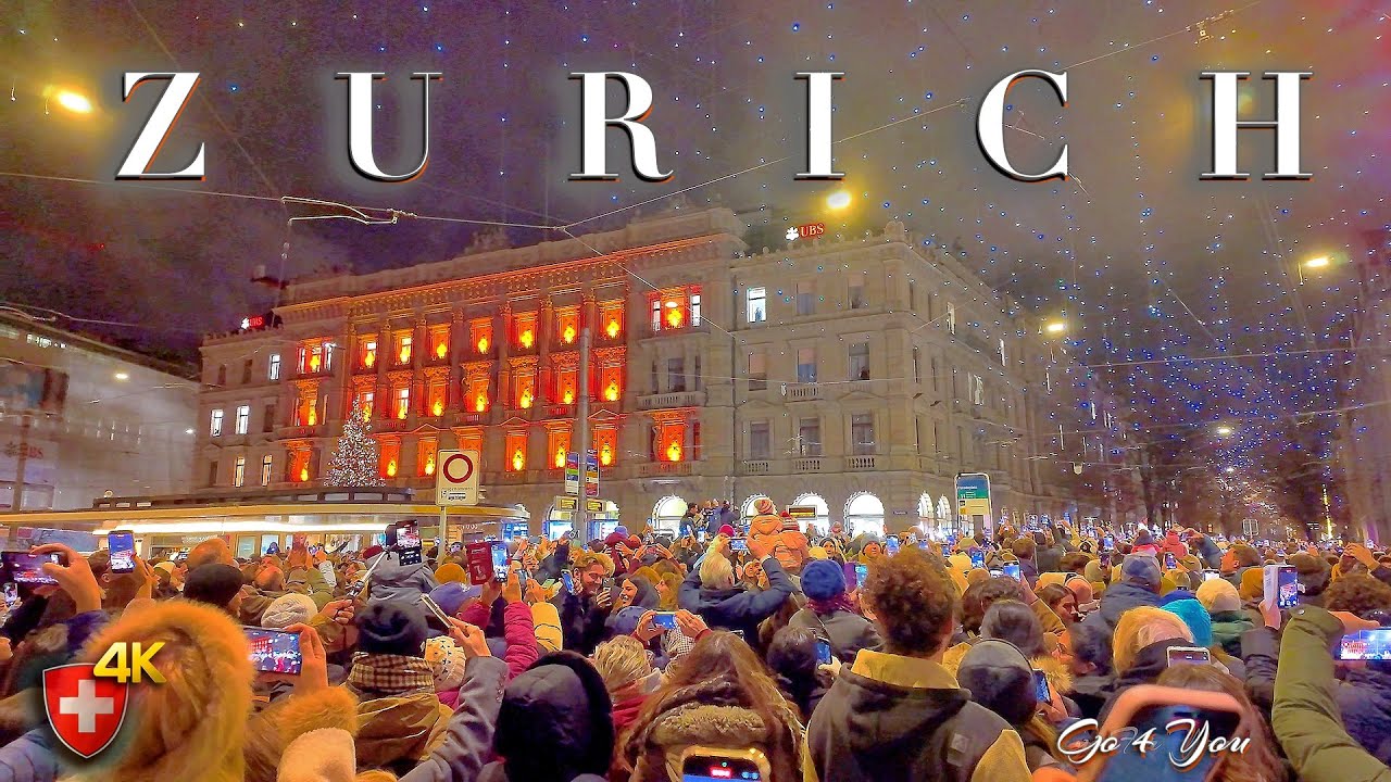 ZURICH 🇨🇭 Most Beautiful Christmas Markets & Lucy 4K Walking tour Spirit of Switzerland