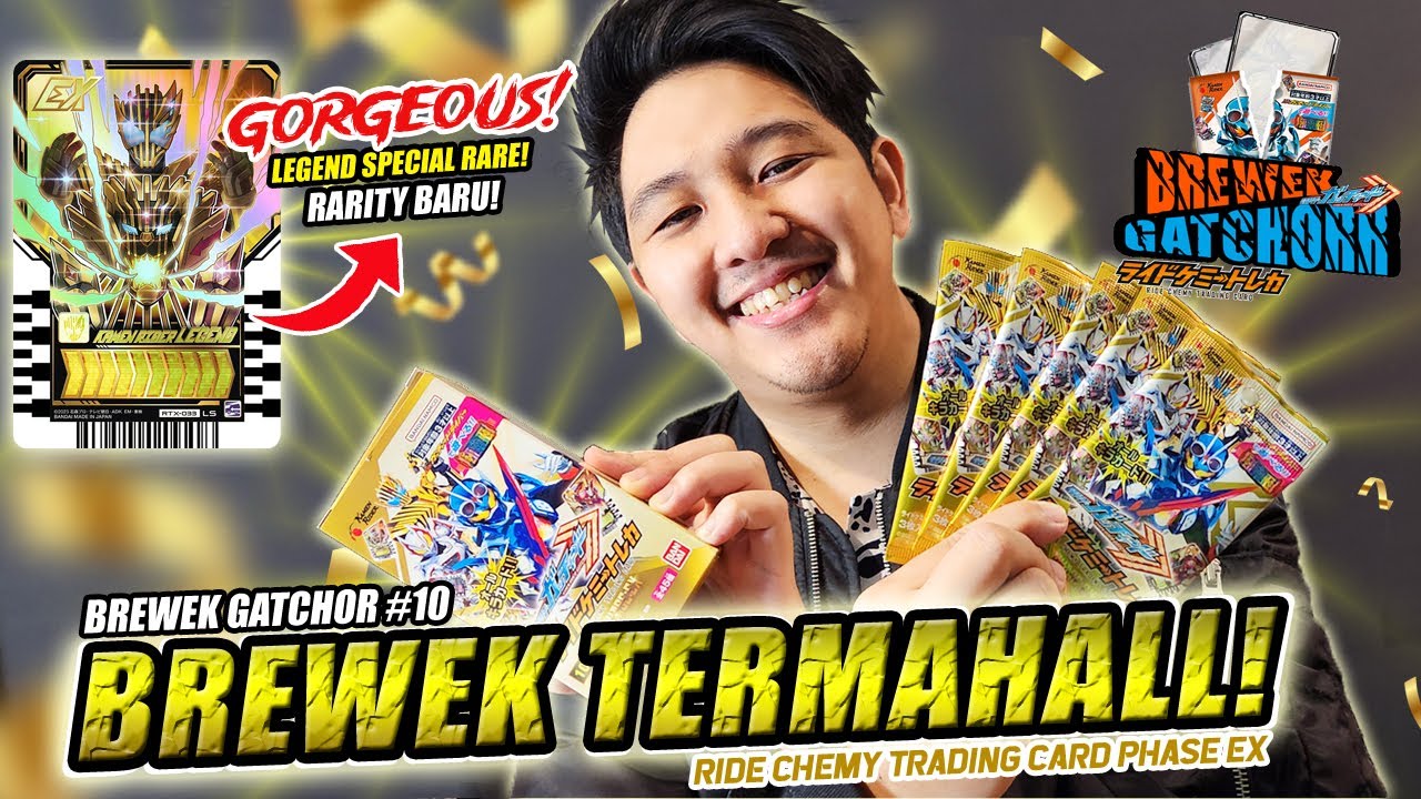 INI DIA BREWEK TERMAHAL! DAPET APA AJA NIH? 💸💸 RIDE CHEMY TRADING CARD PHASE EX - BREWEK GATCHOR #10