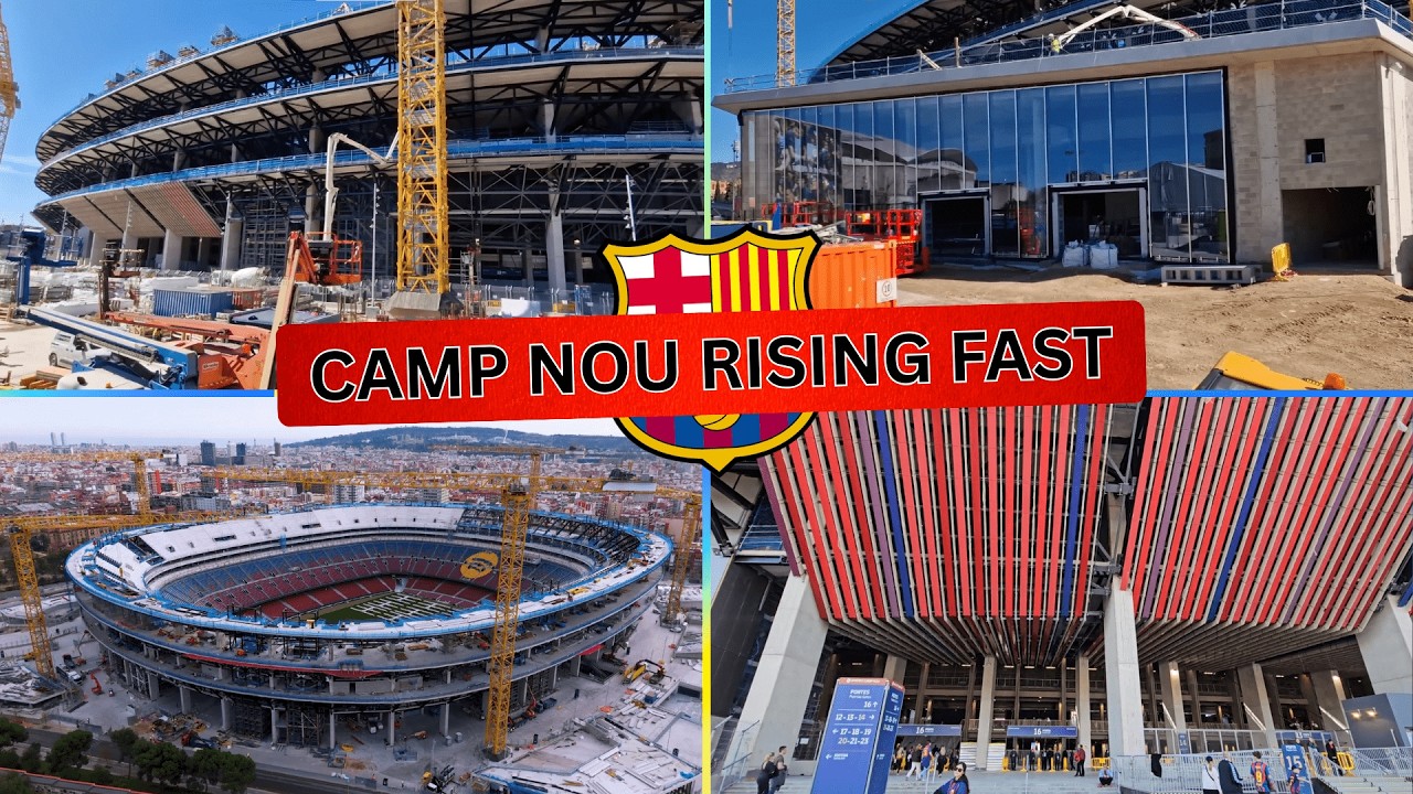Huge Changes at Spotify Camp Nou! 😲 Diamond Store Taking Shape & Lamellas Ready