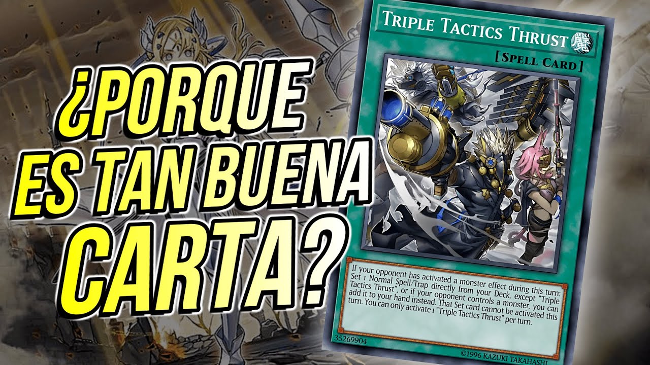 😱La CARTA que ROMPIO el FORMATO | TRIPLE TACTICS THRUST🔥
