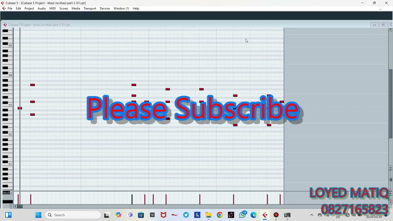 How to make Xitsona/Xigaza beat using Cubase 5