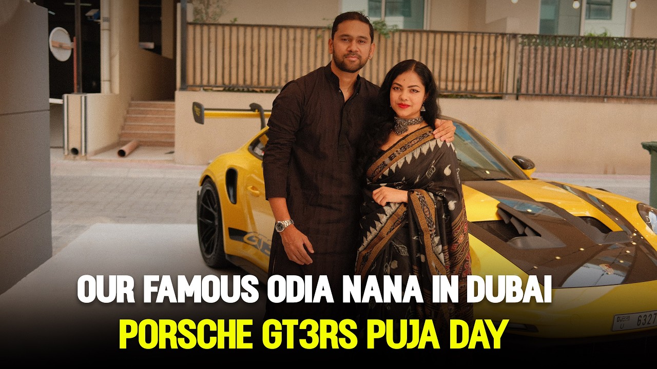 Porsche GT3RS Puja with Odia Nana in Dubai ✨