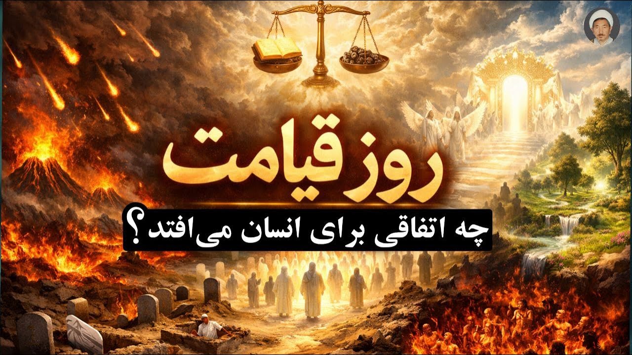 در روز قیامت بر انسان چه می گذرد؟