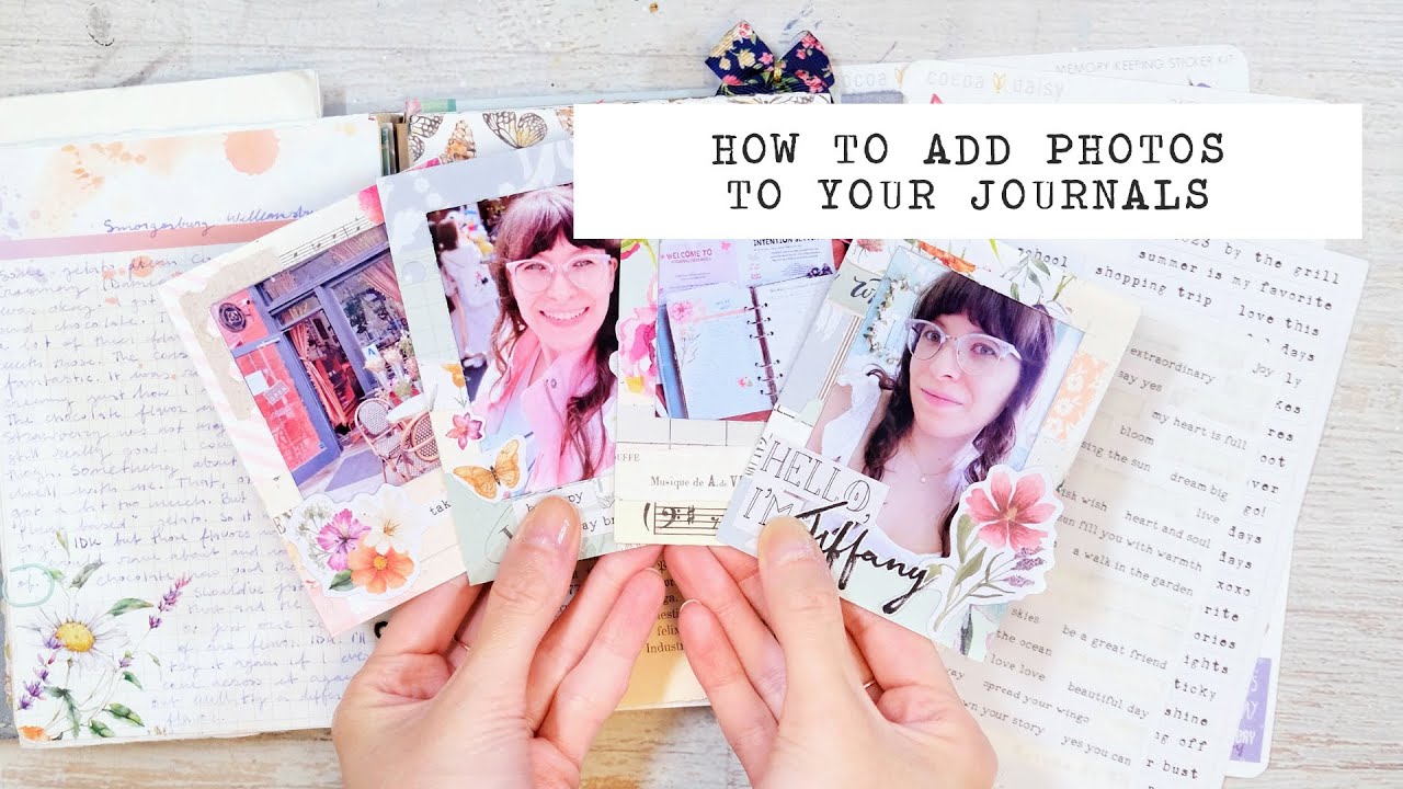 How to Add Photos to Your Journal | Making Polaroids for Day 20 of 