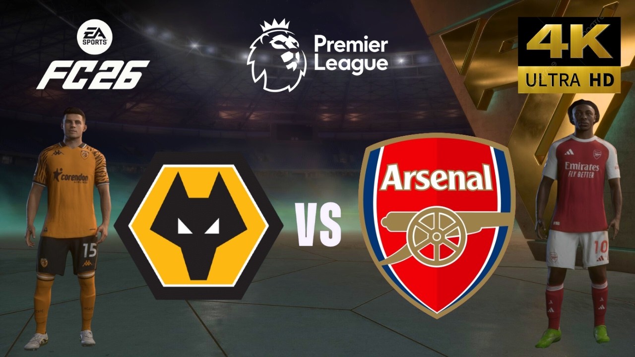 FC 26 - Wolverhampton vs Arsenal - All Goals - Premier League 25/26 Full Match - PC [4K60]