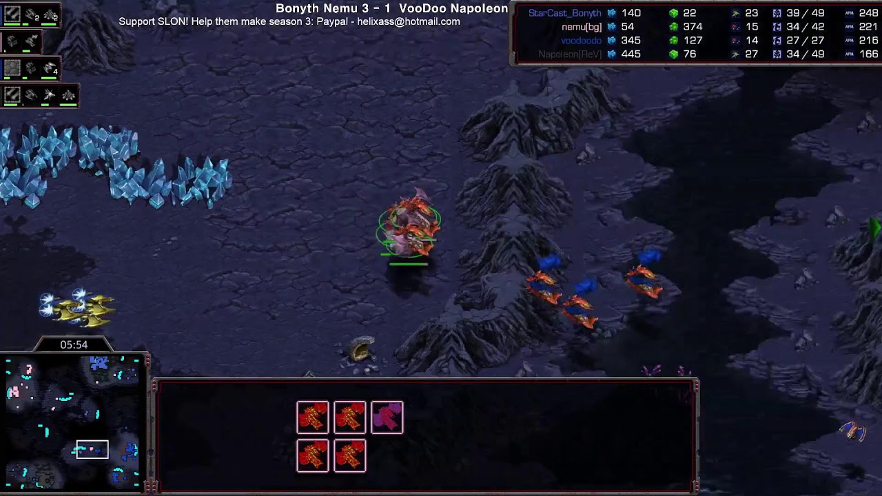 2v2 SLON Showmatch Duo Cast with Xun