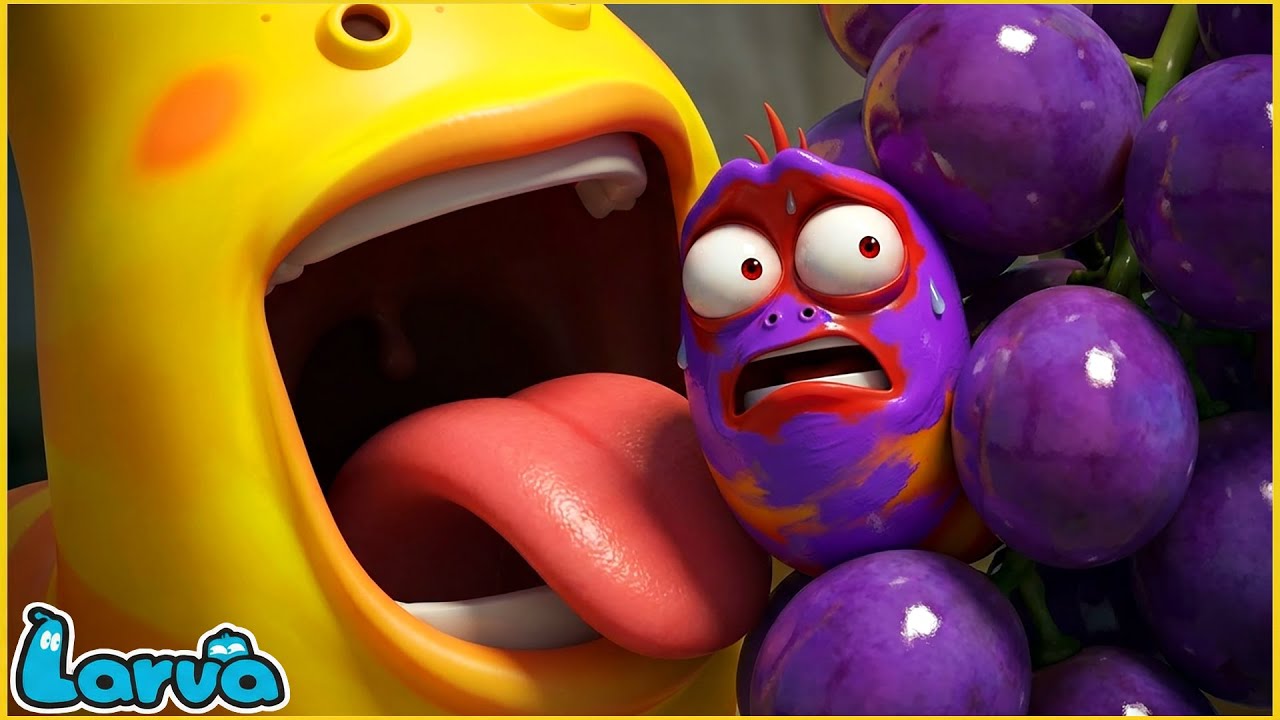 Don't Eat Me?! 🍇😱 Larva Hide And Seek - Funny Larva Cartoon 2026
