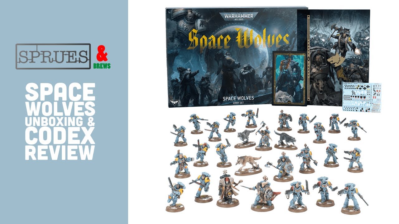 Space Wolves Army Set & Codex Unboxing and Review | Warhammer 40k