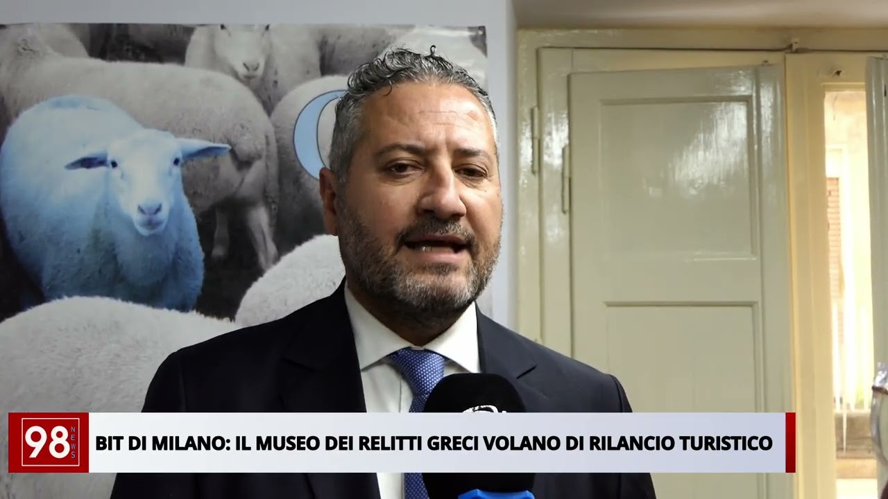 BIT DI MILANO IL MUSEO DEI RELITTI GRECI VOLANO DI RILANCIO TURISTICO