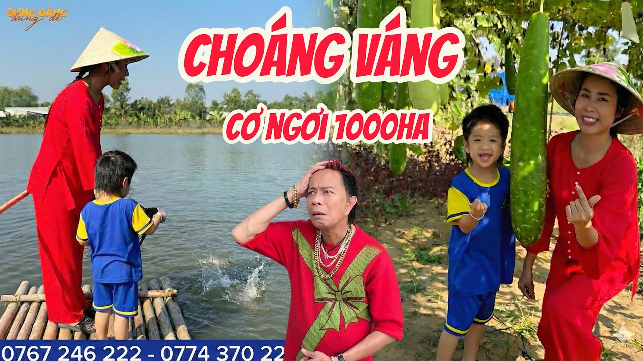 4D CHOÁNG VÁNG trước cơ ngơi vườn tược nhiều héc ta của Danh hài Bảo Chung