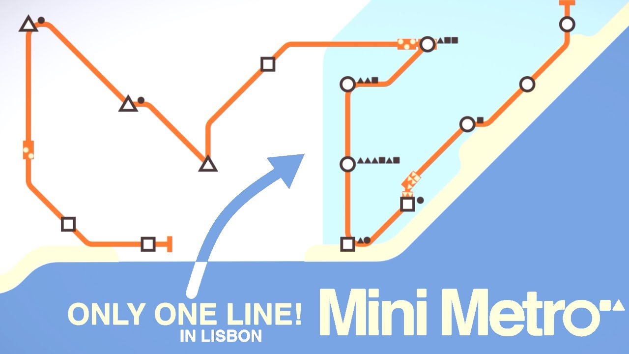 Mini Metro: The ONE LINE Challenge!