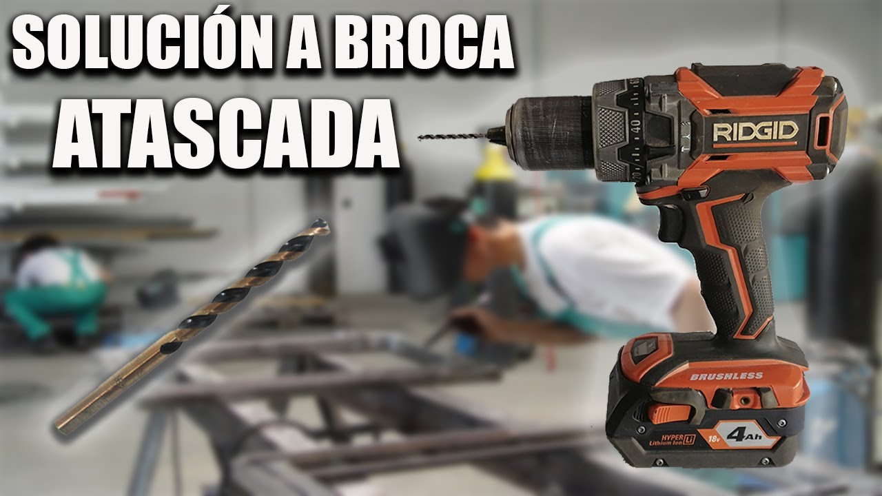 SOLUCIÓN A BROCA ATASCADA EN TALADRO INALAMBRICO || ROTOMARTILLO SIN CARBONES 18 V || 4AH