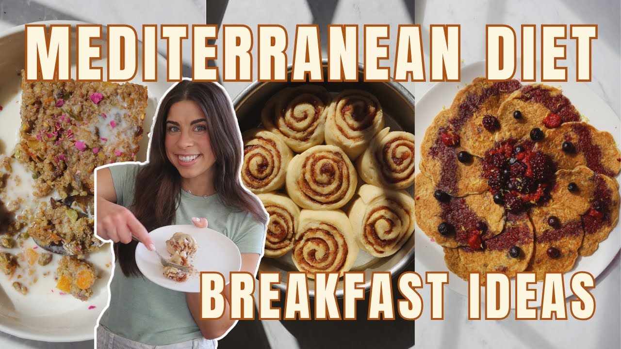 Mediterranean Diet Breakfast Ideas | Easy Meal Prep + Freezer Recipes | GF, DF, High-Protein & Fiber