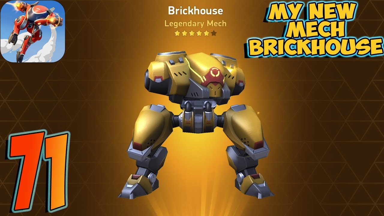 Mech Arena Robot Showdown - Gameplay Walkthrough  Part 71 - My New Mech Brickhouse(iOS,Android)