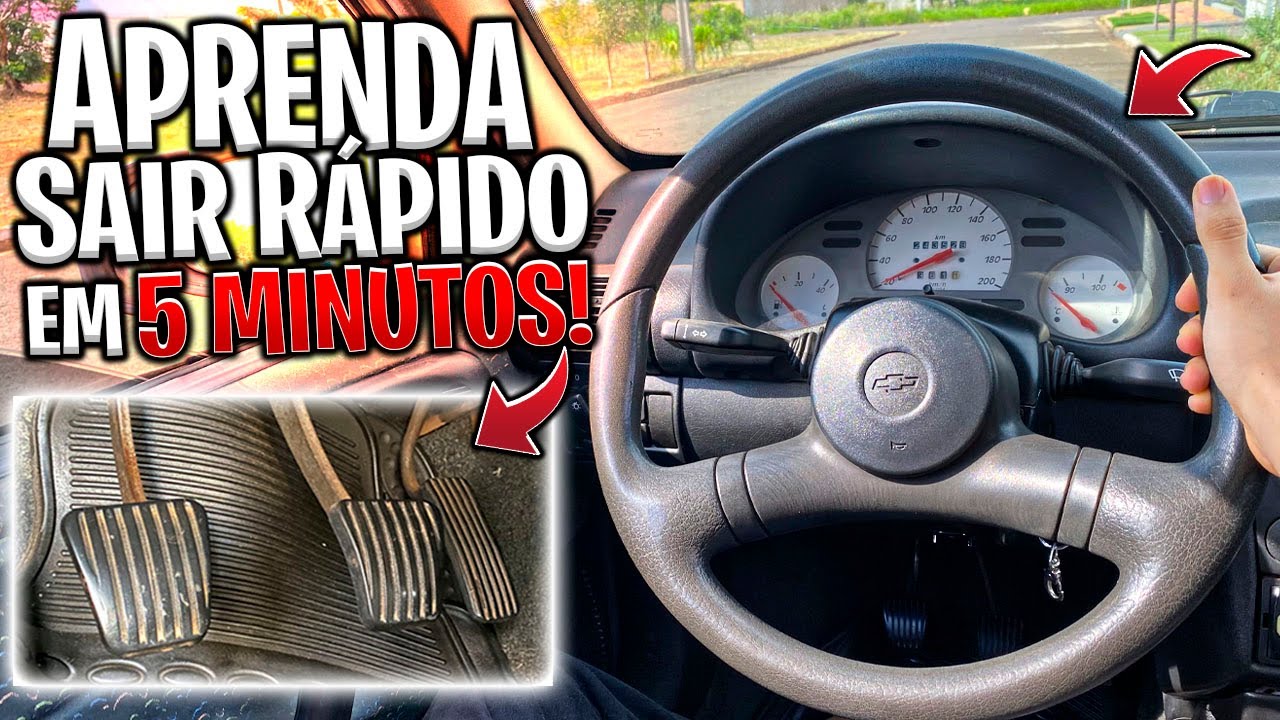 APRENDA A SAIR RÁPIDO COM O CARRO EM 5 MINUTOS !