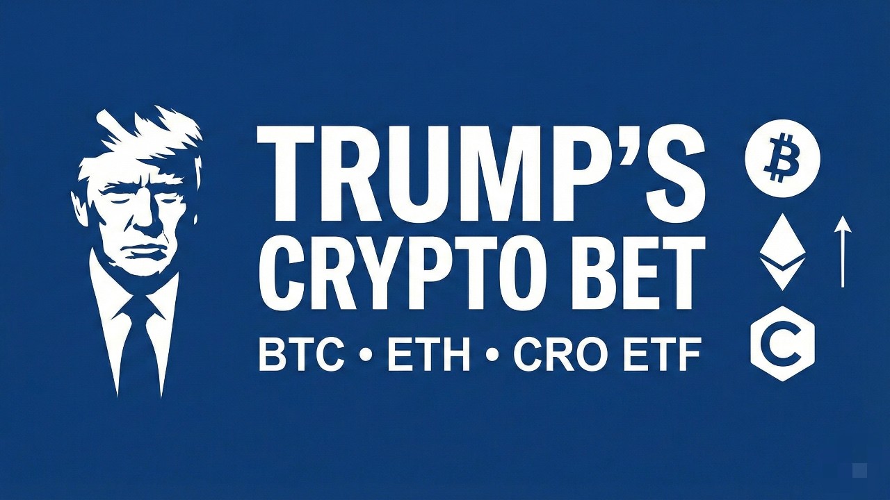 Trump Media Files for Crypto ETF (Bitcoin & Cronos!)