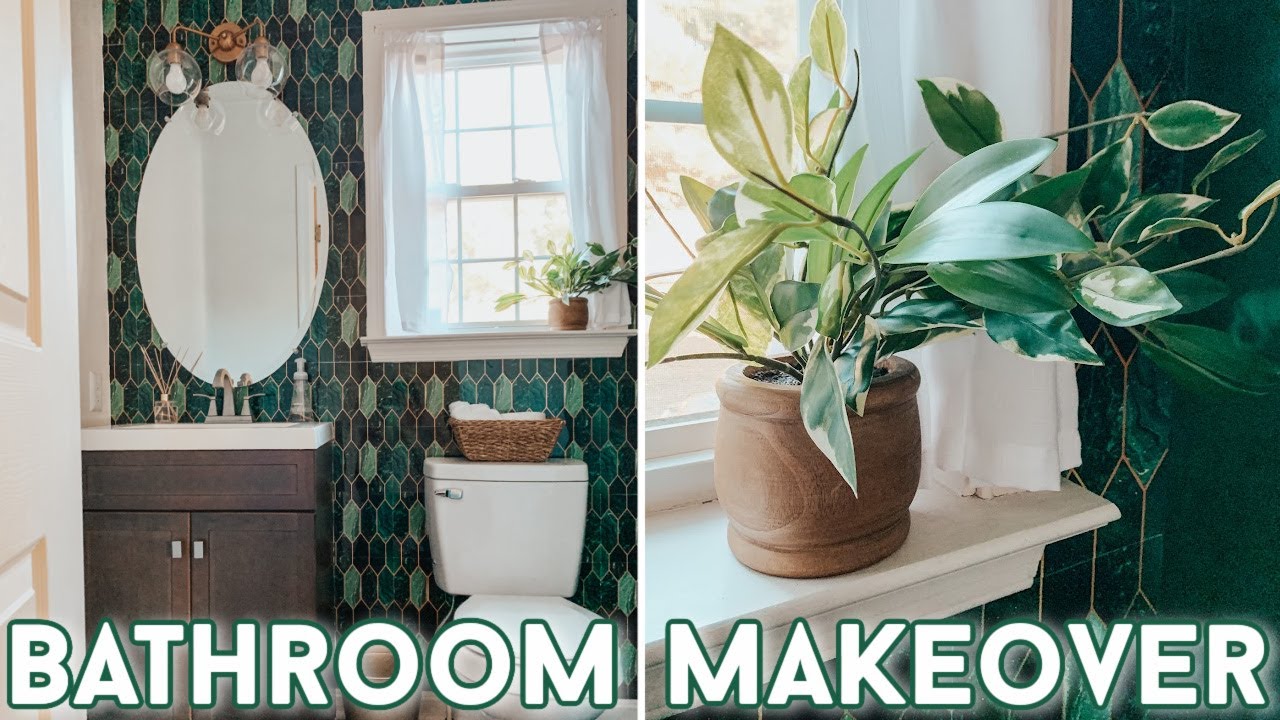 DIY Small Bathroom Makeover on a Budget 2021