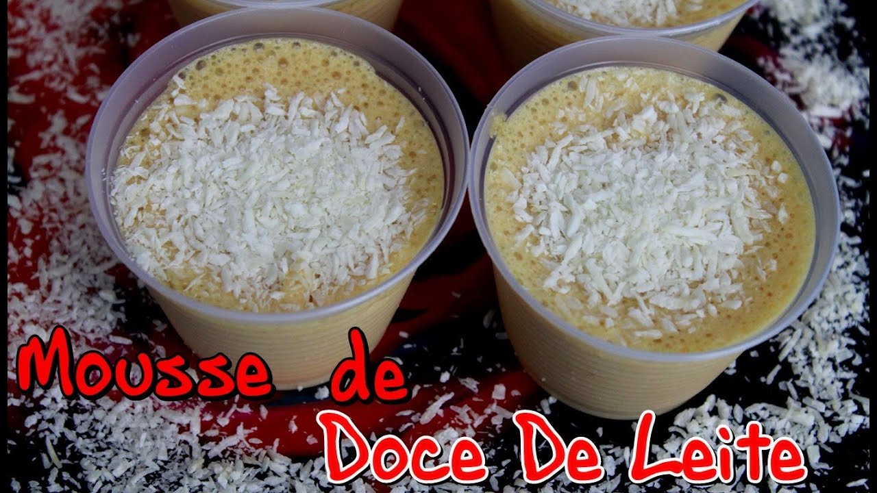 Mousse de Doce de Leite (ou Sorvete) - Sisters Lellis