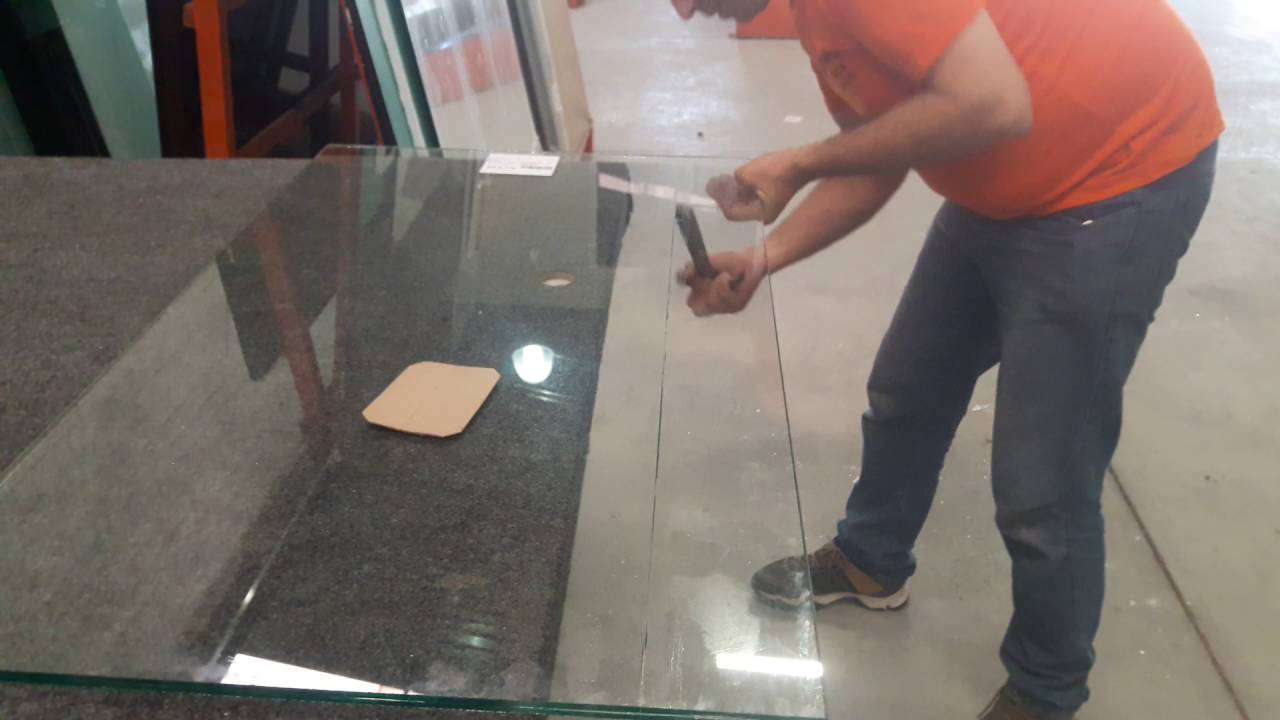 Como cortar vidro laminado