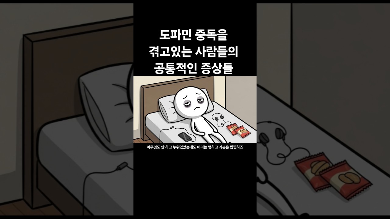 도파민 중독을 겪고있는 사람들의 공통적인 증상들 #도파민 #도파민중독 #도파민디톡스 #도파민중독증상