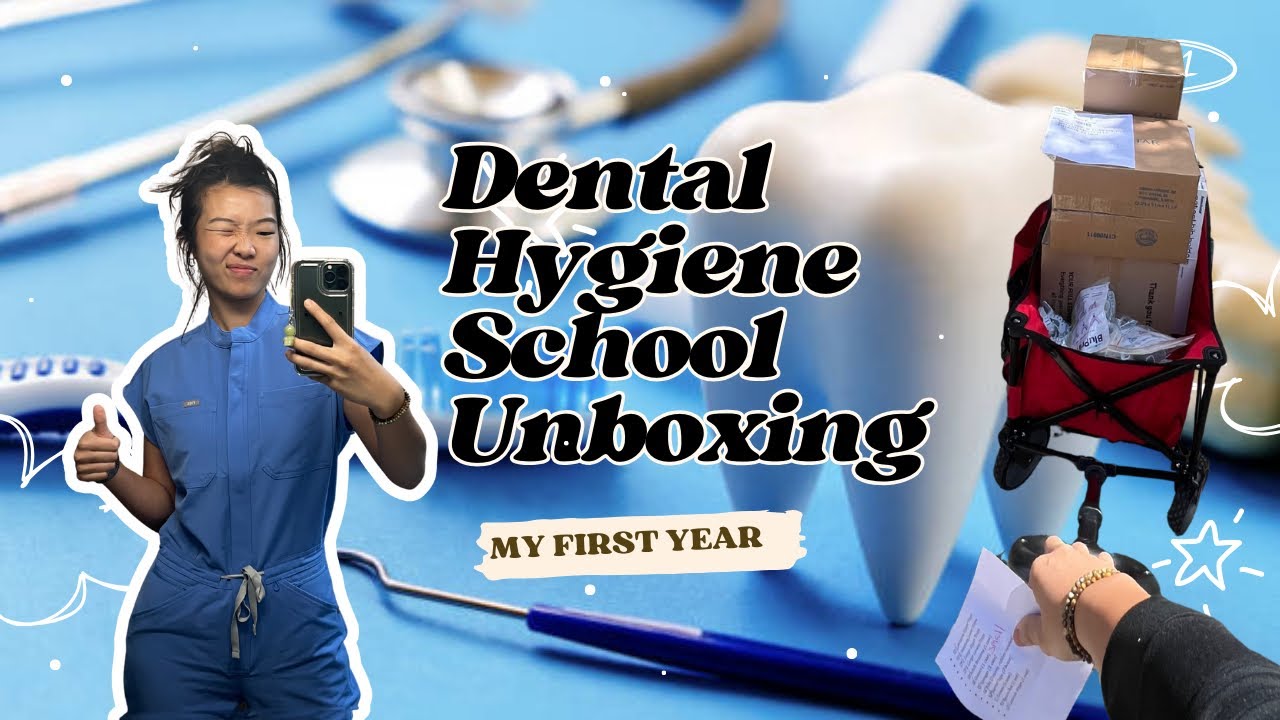 DENTAL HYGIENE SCHOOL🦷🪥| Unboxing my dental supplies *first year student* 