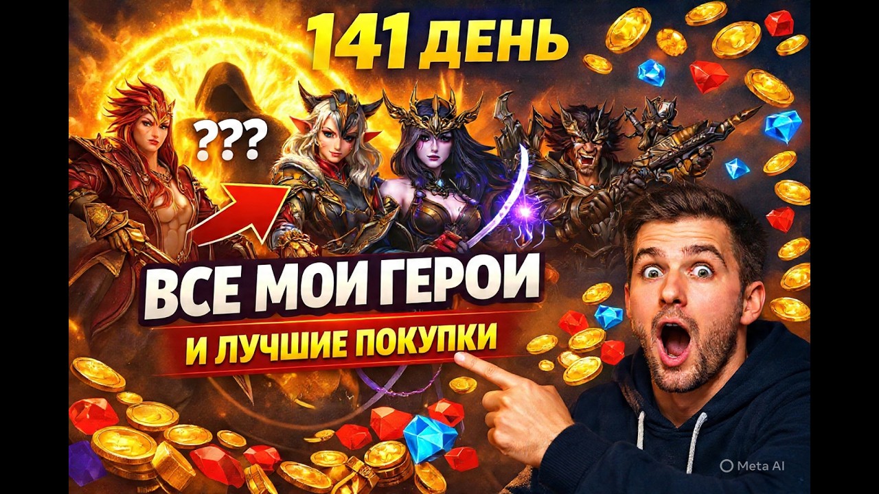 141 ДЕНЬ в Watcher of Realms — ВСЕ Герои Которые Мне Выпали + Лучшие Покупки Новичкам