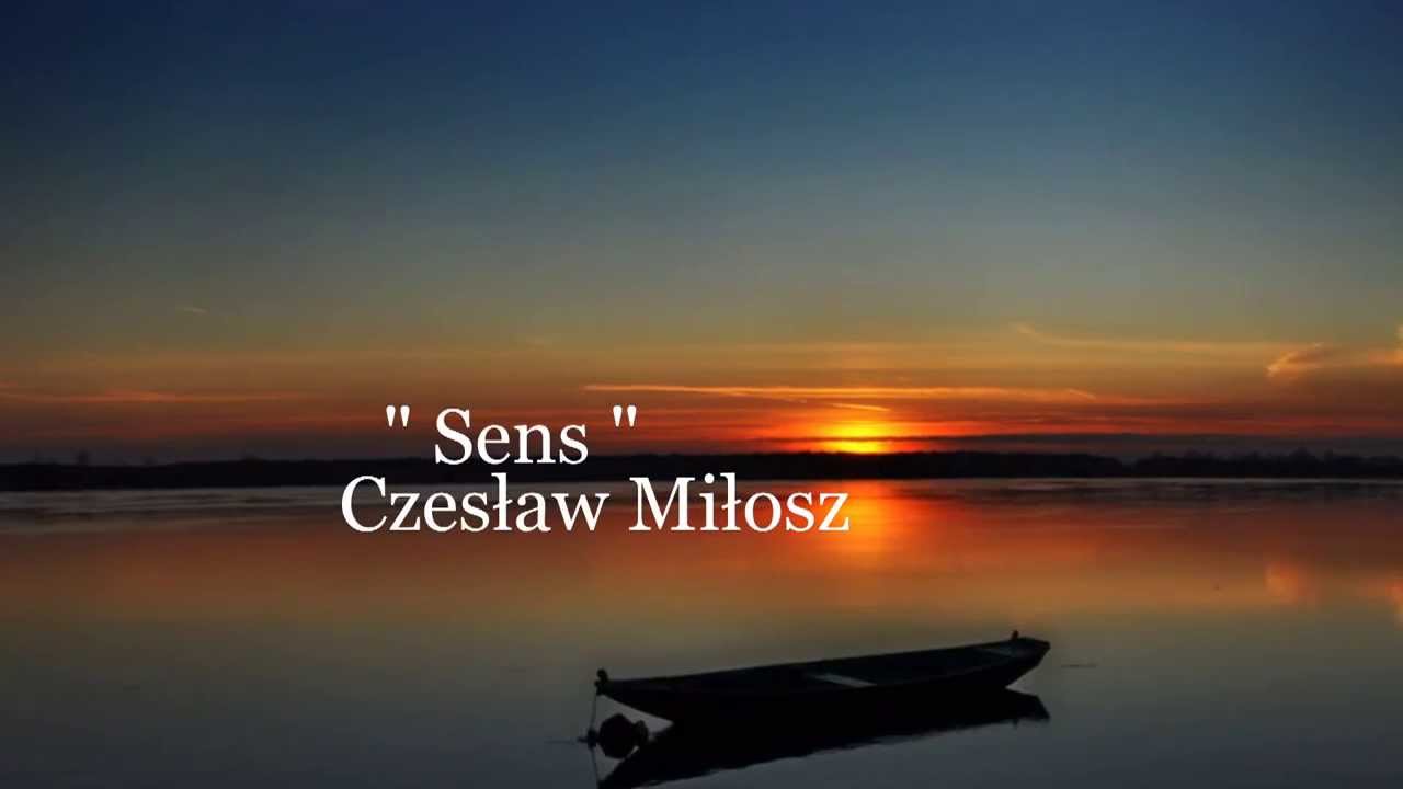 Sens - Cz. Miłosz
