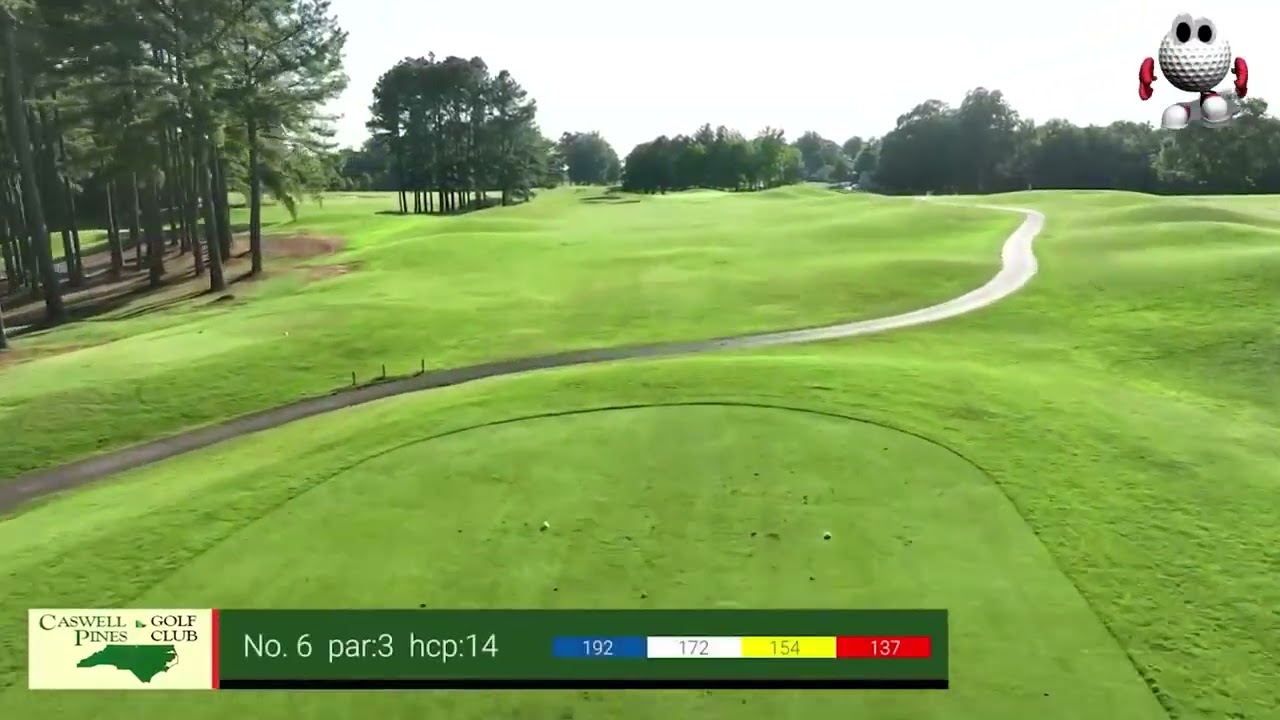 Caswell Pines Hole 6 – Elevated Precision and Strategic Golf in North Carolina