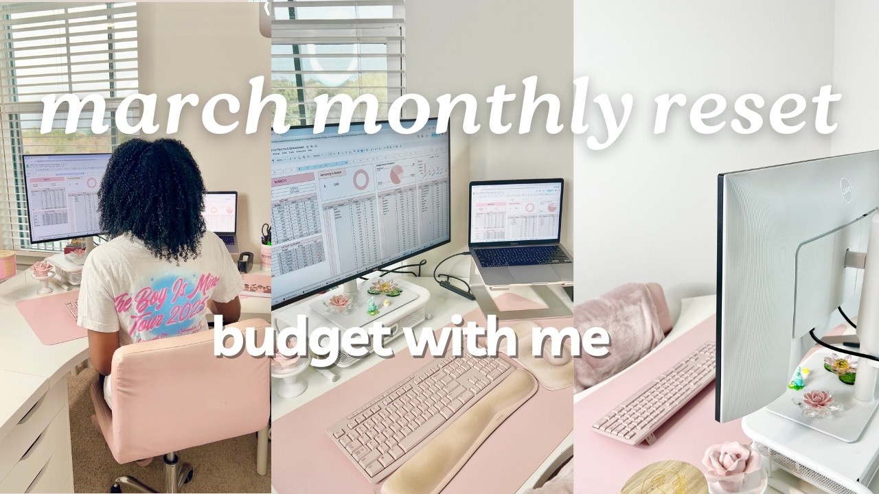 MONTHLY RESET | MARCH 2026 BUDGET | Budget With Me | How to Budget for Beginners | MONETS MONEY