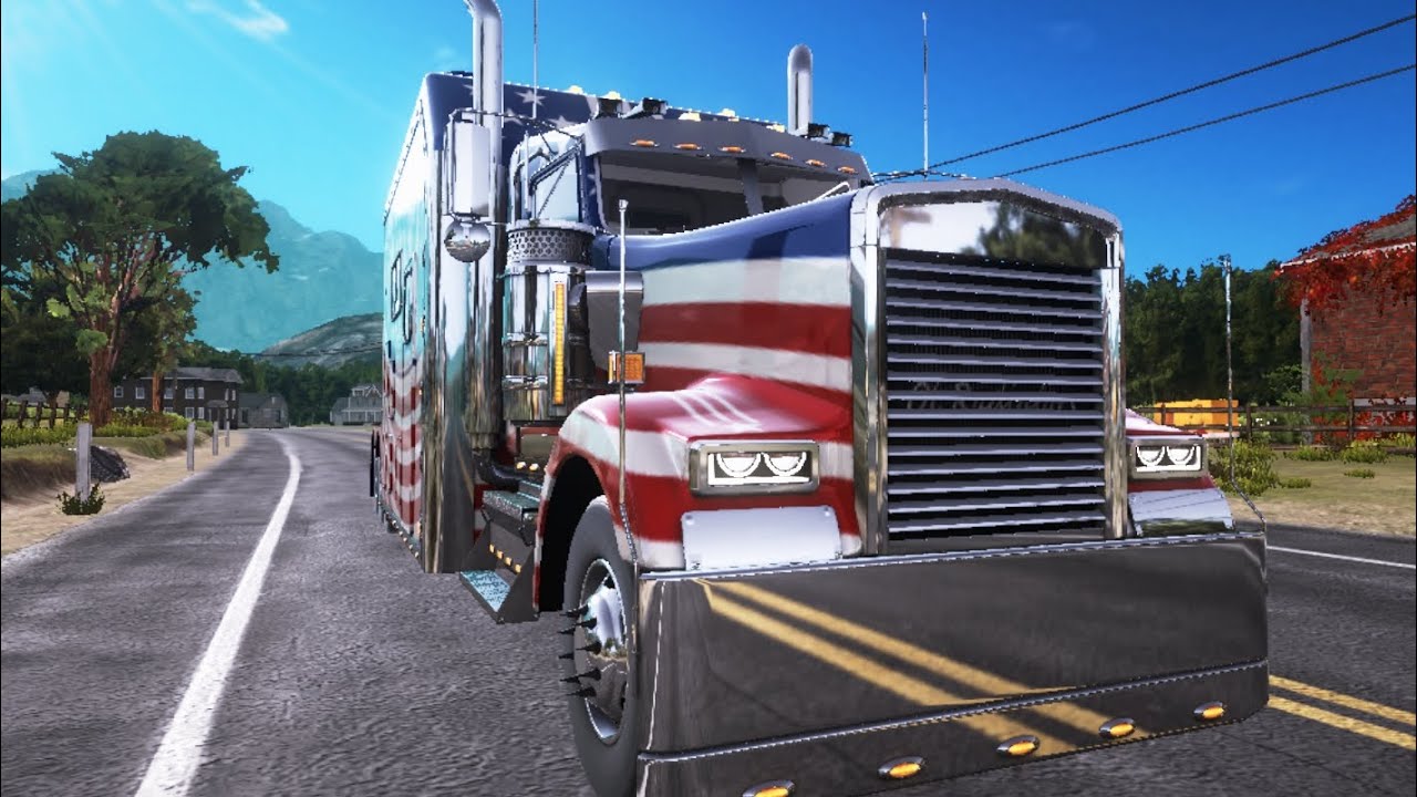 fazendo a viagem mais de rápida no jogo truck simulator drive usa evo 2026