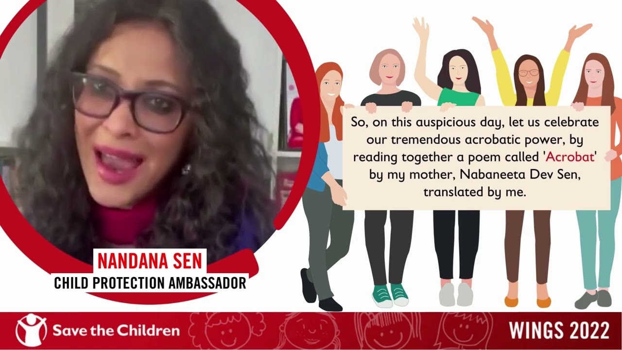 Save the Children International Women's Day Nandana Sen
