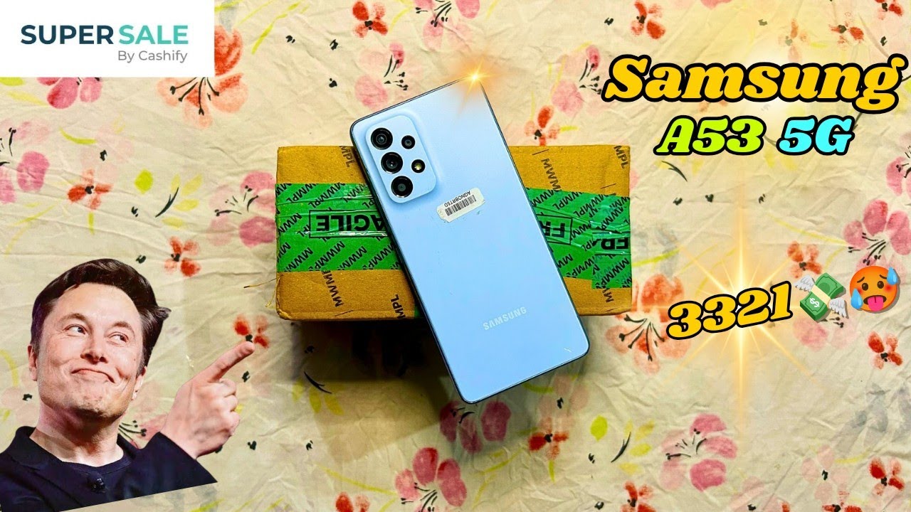 Unboxing Samsung Galaxy A53 5G ₹3321🤯🔥 | Grade E | Cashify Supersale | Full Review