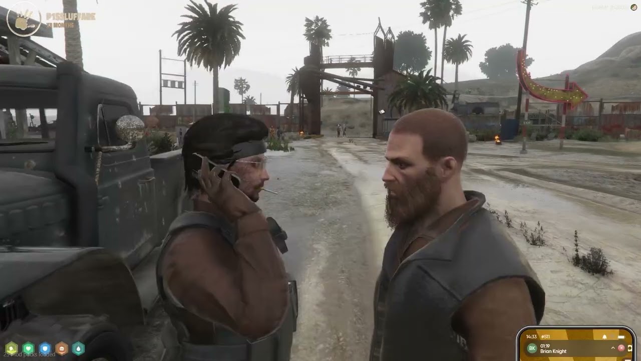 Luciano Confront the Marshals After Gunning Them Down at Babylon Gate | Nopixel GTARP