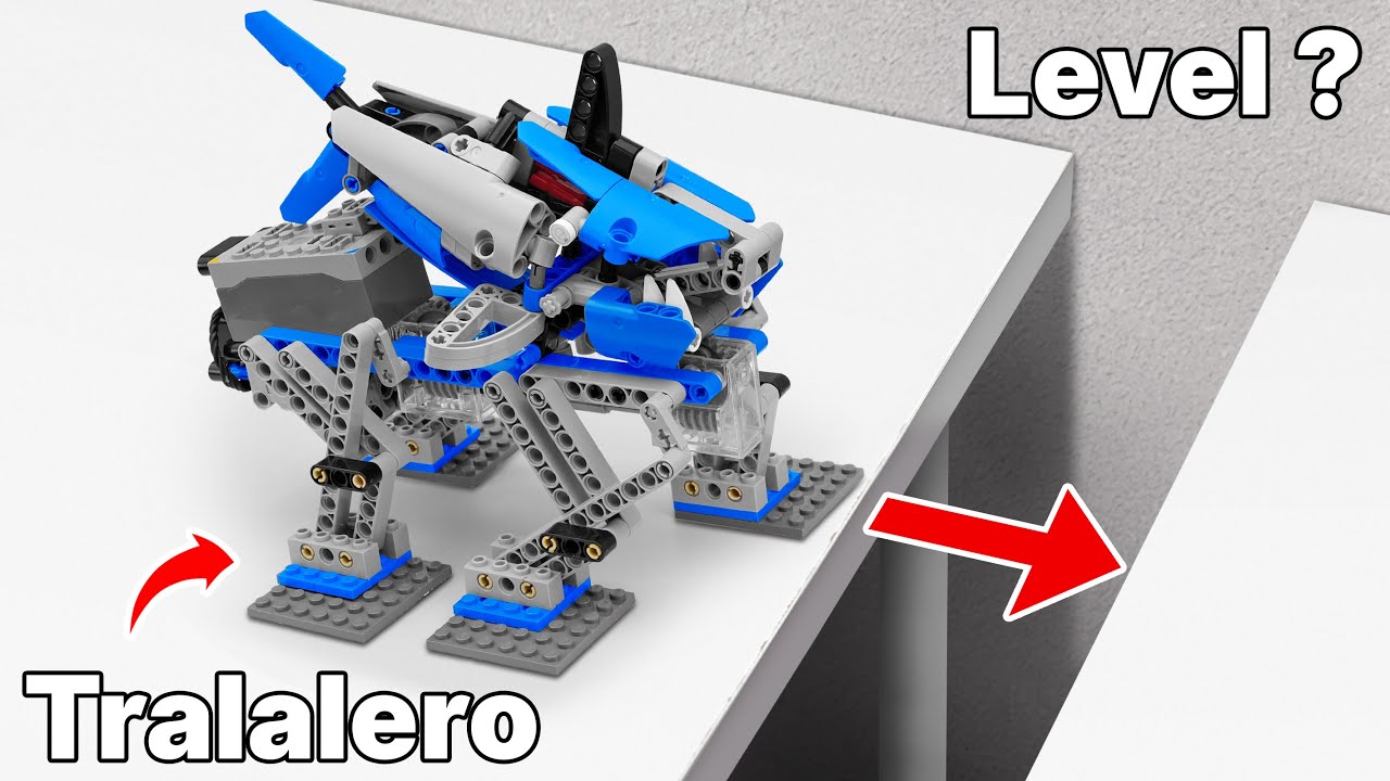 LEGO Walkers Italian Brainrot vs. 4 Obstacles | FM Lego Technic