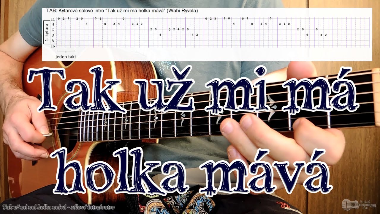 Tak už mi má holka mává (Wabi Ryvola) - kytarová lekce