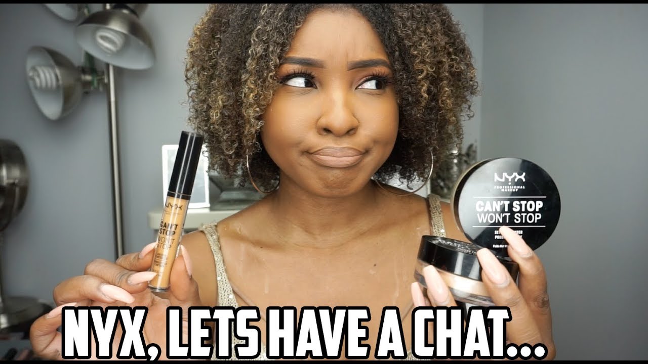 NYX CANT STOP WONT STOP CONCEALER & SETTING POWDER REVIEW + DEMO