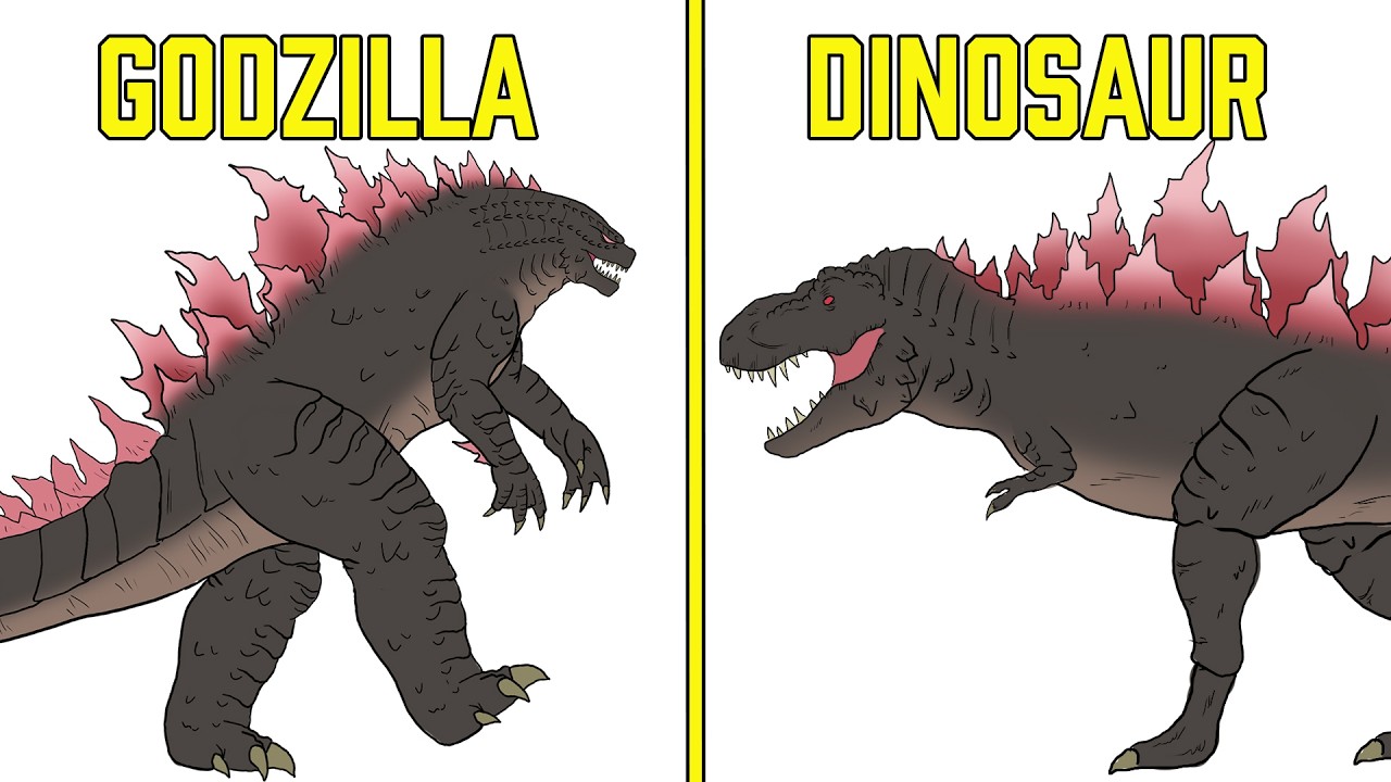 What if GODZILLA KAIJU were DINOSAURS 🦖🦕
