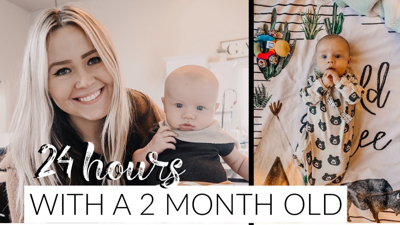 24 HOURS WITH A 2 MONTH OLD | EXCLUSIVELY PUMPING | DAY IN THE LIFE WITH A BABY 2019